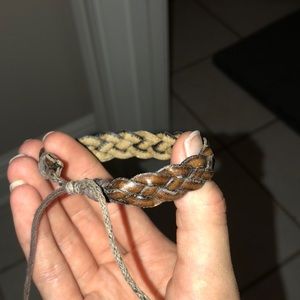 braided leather bracelet